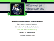 Tablet Screenshot of koch-edv.de